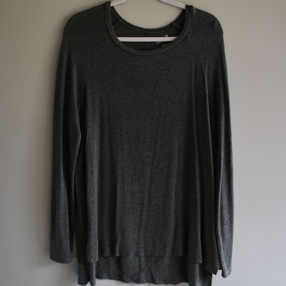 American Eagle Soft & Sexy Olive Green Over Sized Sweater